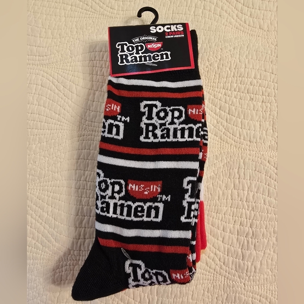 NWT Top Ramen 2 Pairs Of Socks